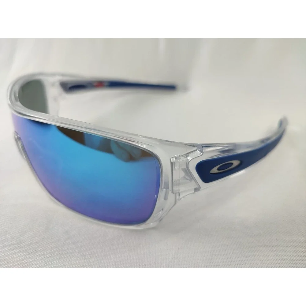 Oakley Turbine Rotor OO9307-10 Sunglasses Polished Clear Sapphire Iridium‎ USA